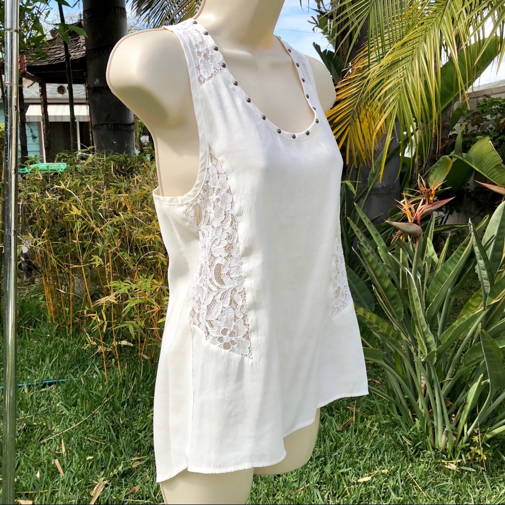 NWOT Lace\Stud Detail Tank π€ - Picture 6 of 8